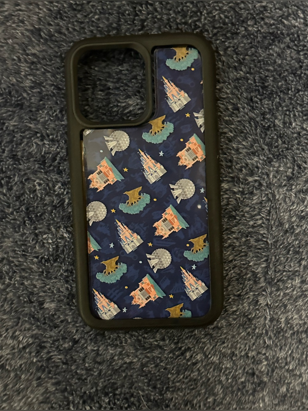 Walt Disney World Navy Parks Icon Pattern Phone Case - iPhone 14 Pro Max